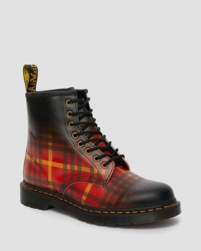 Botas Dr Martens 1460 Mcmarten Tartan Cuero Para Hombre DR0208L